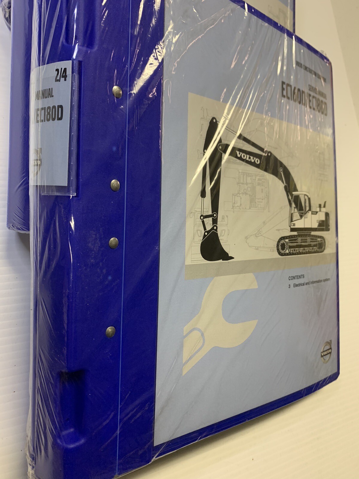 Volvo Construction Equipment EC160D/EC180D Excavator Service Manuals (set Of 4)