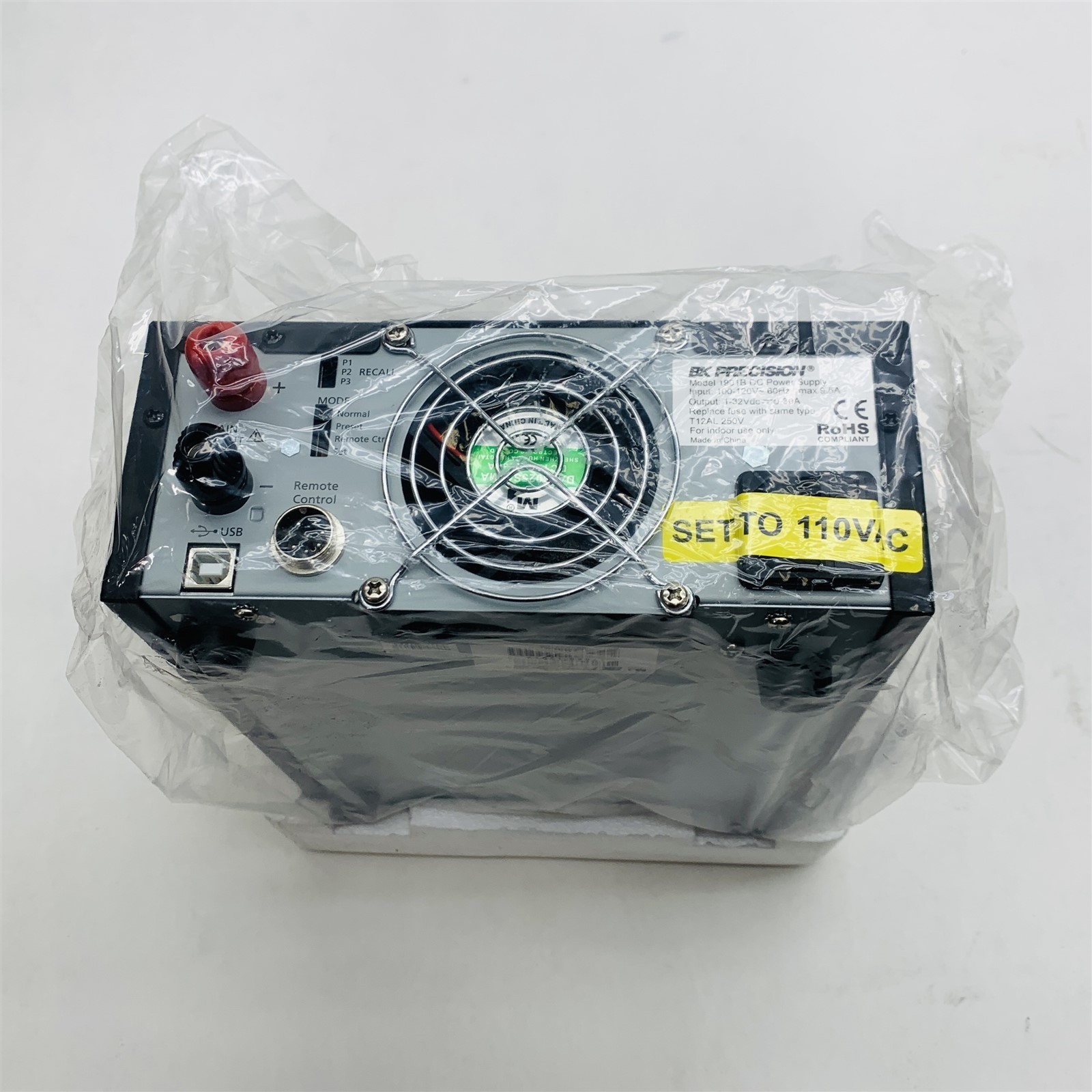 BK Precision 1901B Switching 1-32VDC 0-30A 110V Adjusting DC Power Supply New