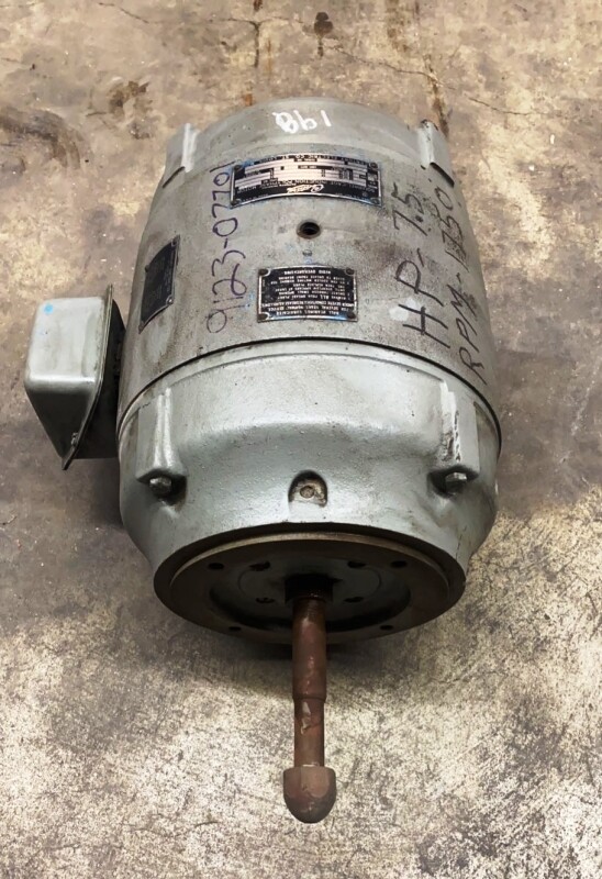 CENTURY SQUIRREL- CAGE INDUCTION POLYPHASE MOTOR H.P: 7.5 SPEC NO.: 51820