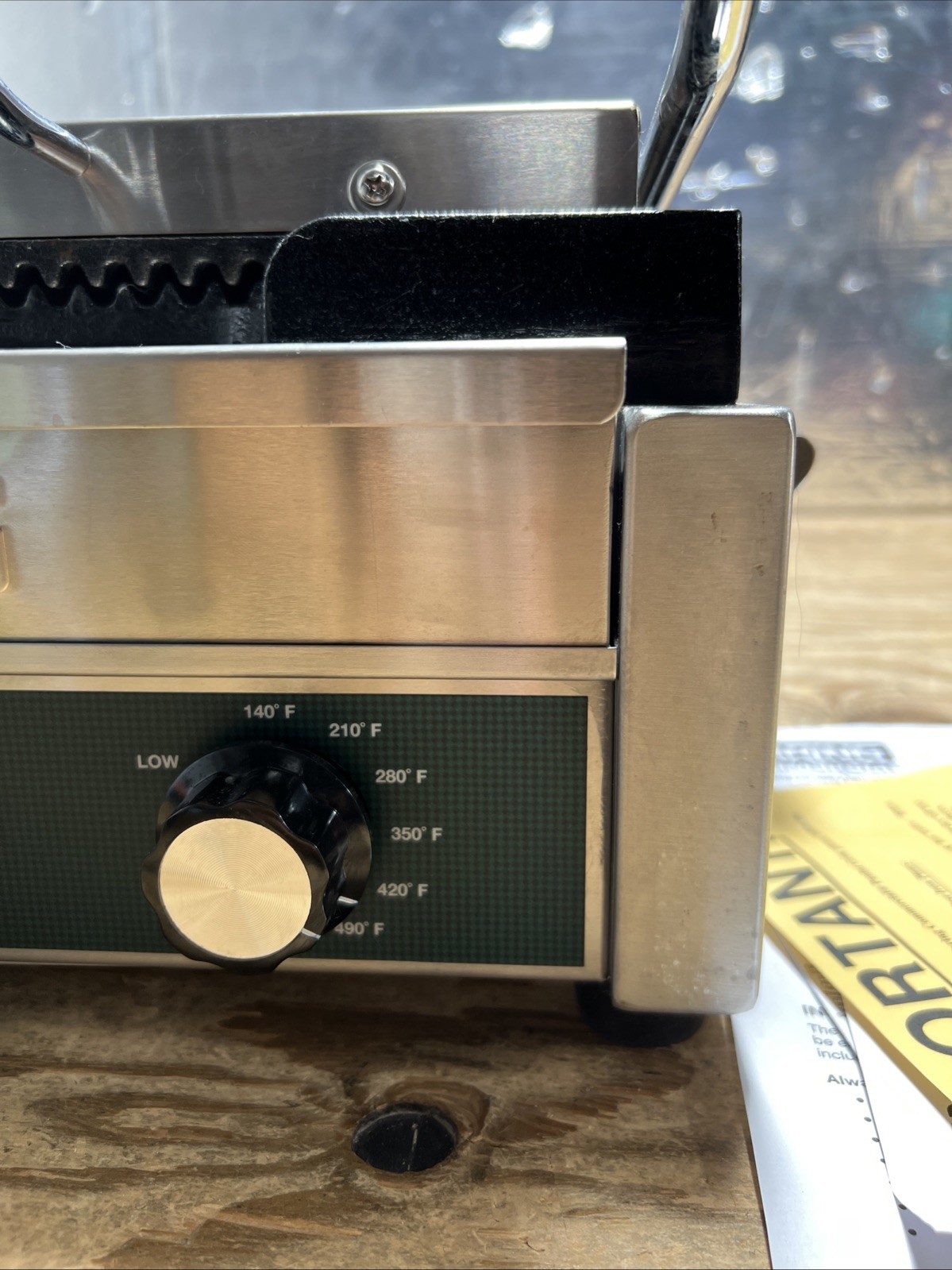 Waring WPG250 Commercial Panini Express Grooved Plates 120v «TESTED»