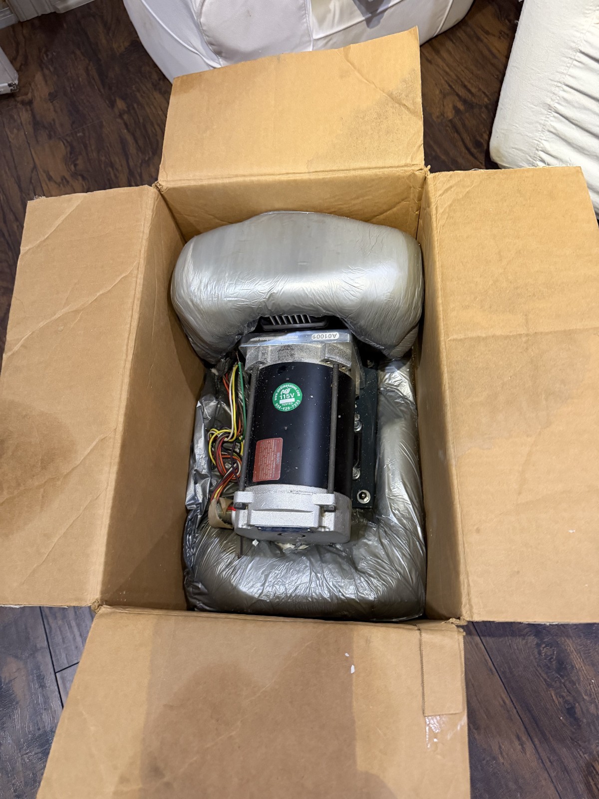 NEW ADI Dia-Vac R221-FT-RA1 Air Diaphragm Vacuum Pump 115/230V Marathon Motor