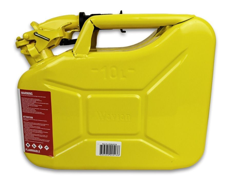 Wavian 10L Diesel Jerry Can, Yellow, New in Box.