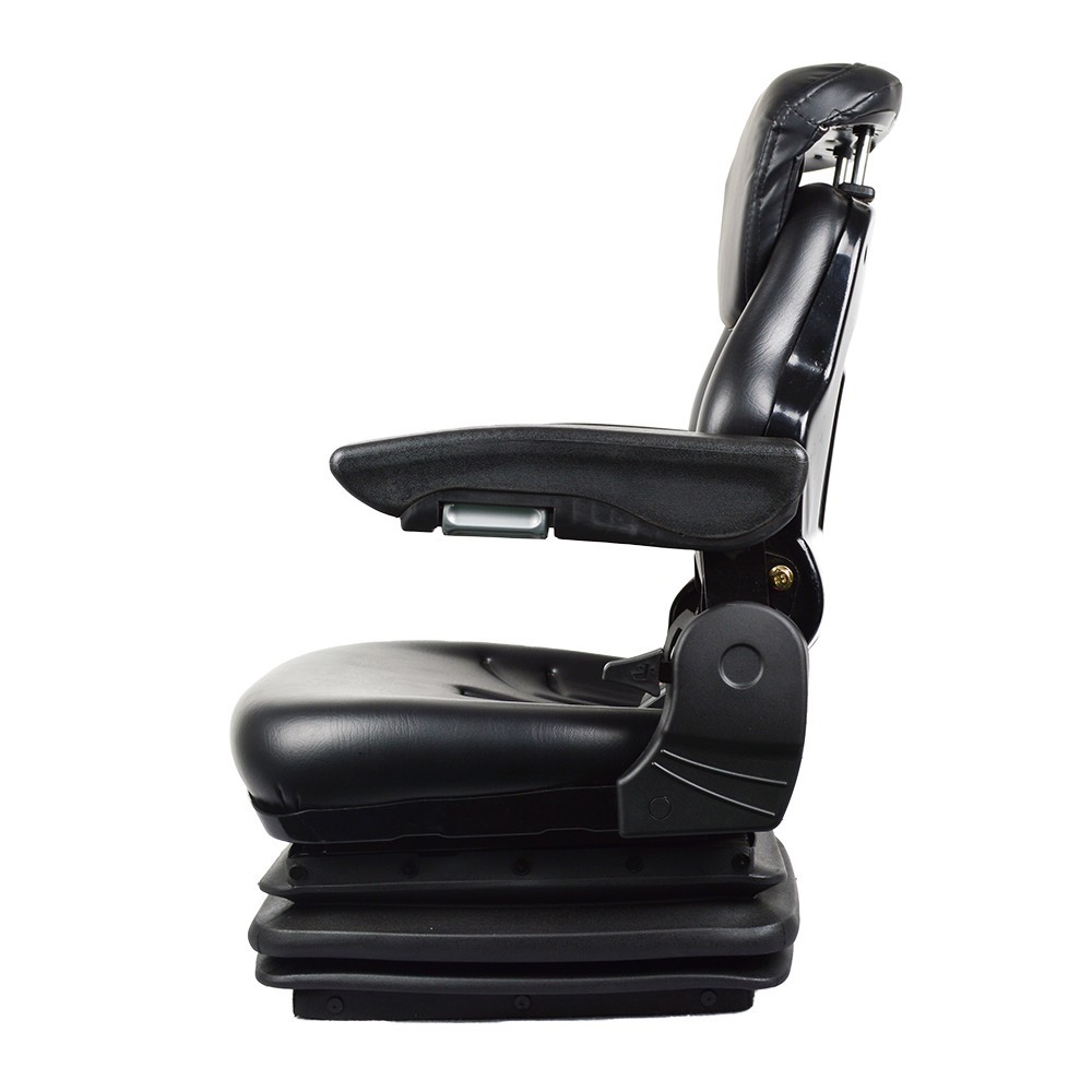 Universal Upgraded Forklift Seat Adjustable Tractor Seat with Seatbelt &Armrests