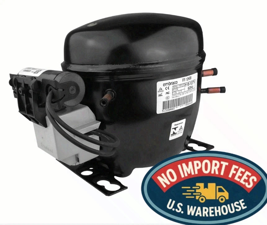 OEM Embraco FFI12HBX1 Refrigeration Compressor R134A High Efficiency Part