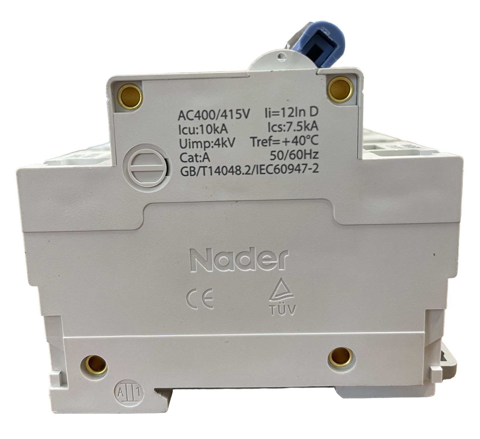 Nader NDB1-125 3P Miniature Circuit Breaker – 3-Pole 125A DIN Rail Industrial