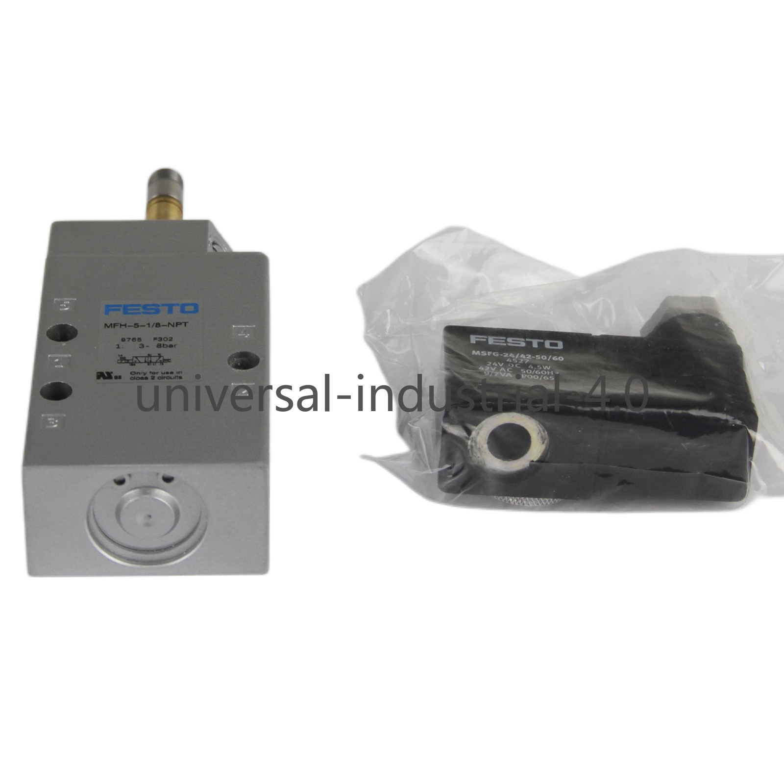 1Pc New FESTO MFH-5-1/8-NPT 9765 Solenoid Valve – US Stock