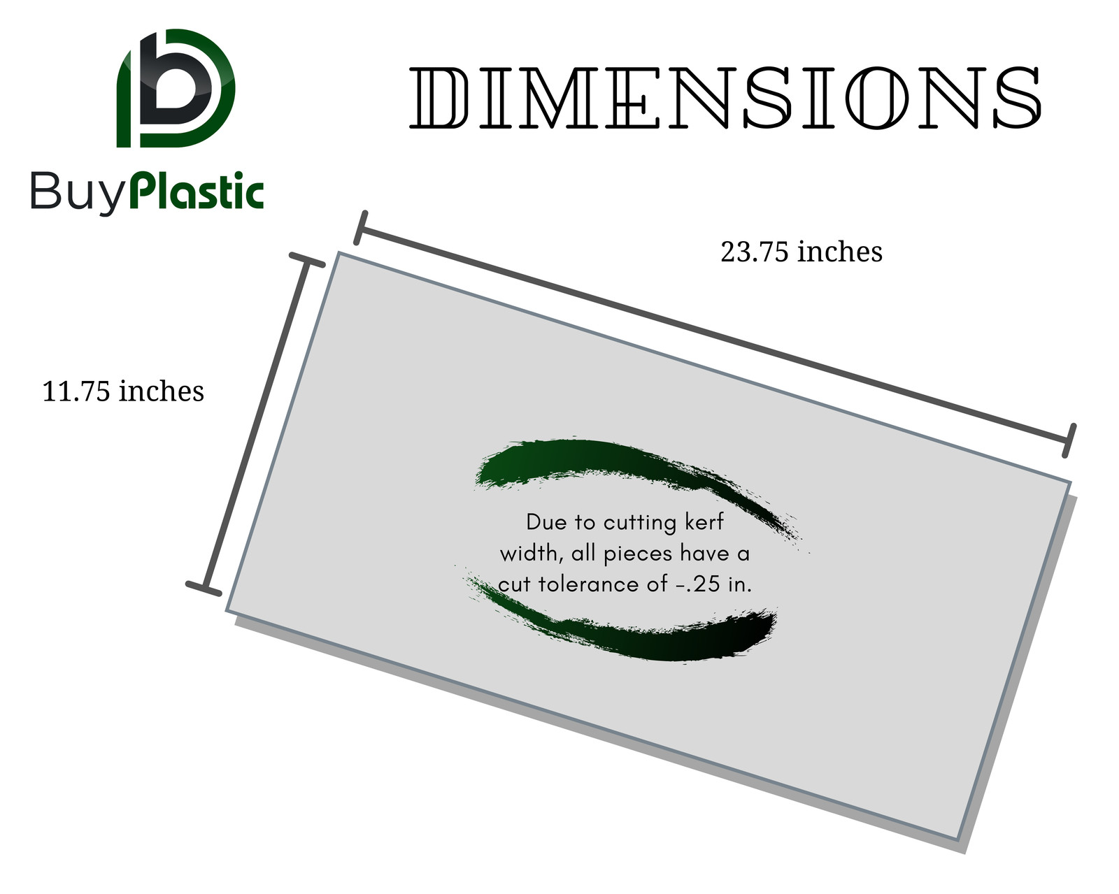 BuyPlastic Natural Nylon 6/6 Plastic Sheet 1/2″ x 12″ x 24″