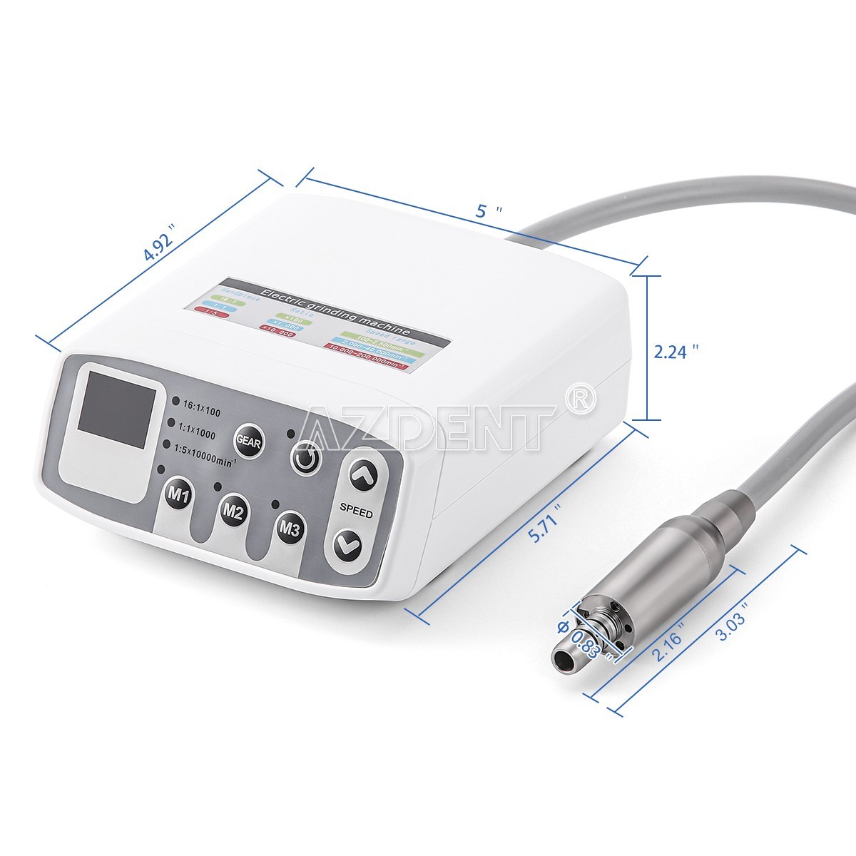 Dental Cart Cabinet Trolley /LED Electric Micro Motor Brushless /1:5 Handpiece