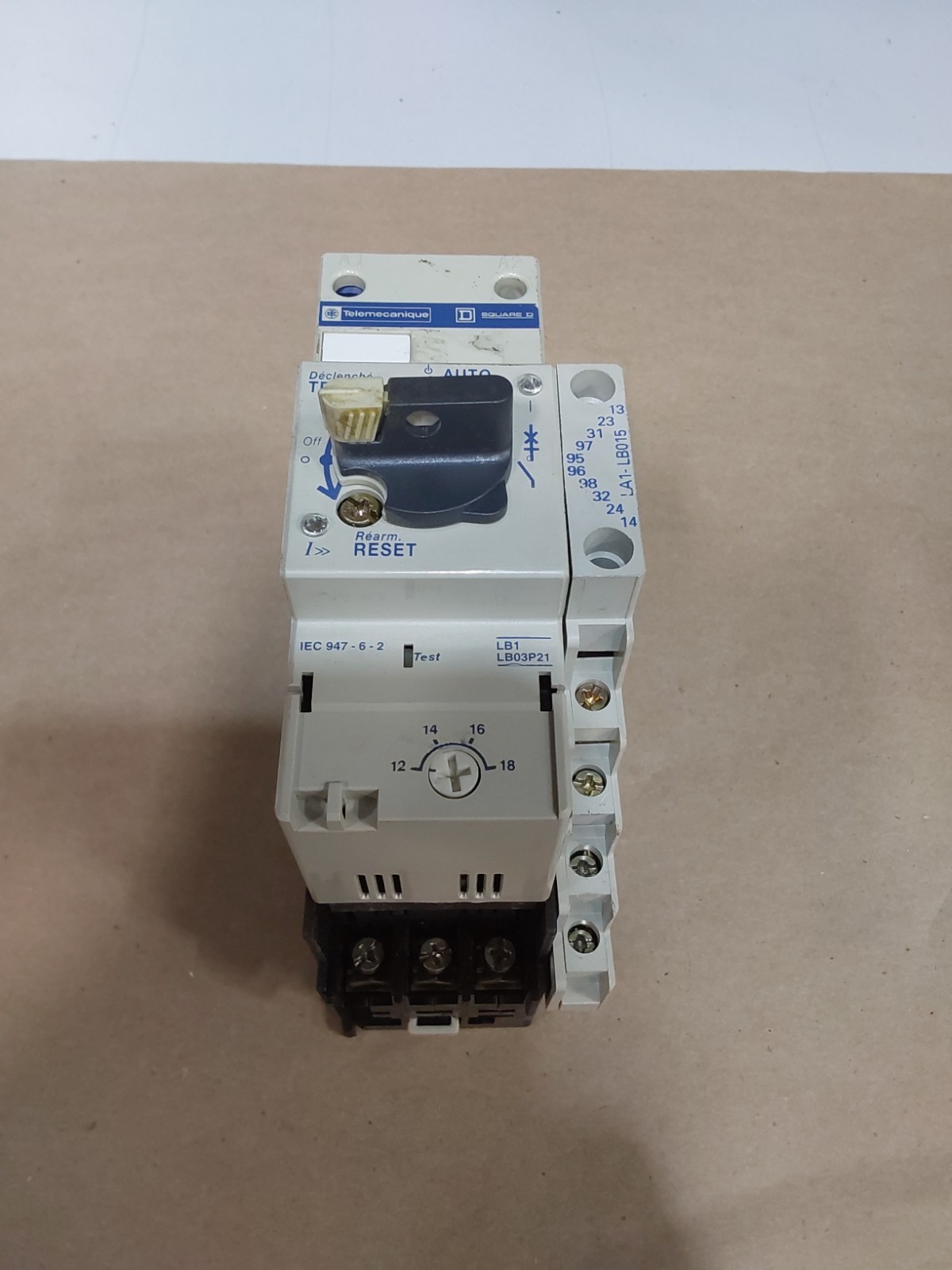 Telemecanique LD1 LB030, LB1 LB03P, LA1-LB015 Motor Starter