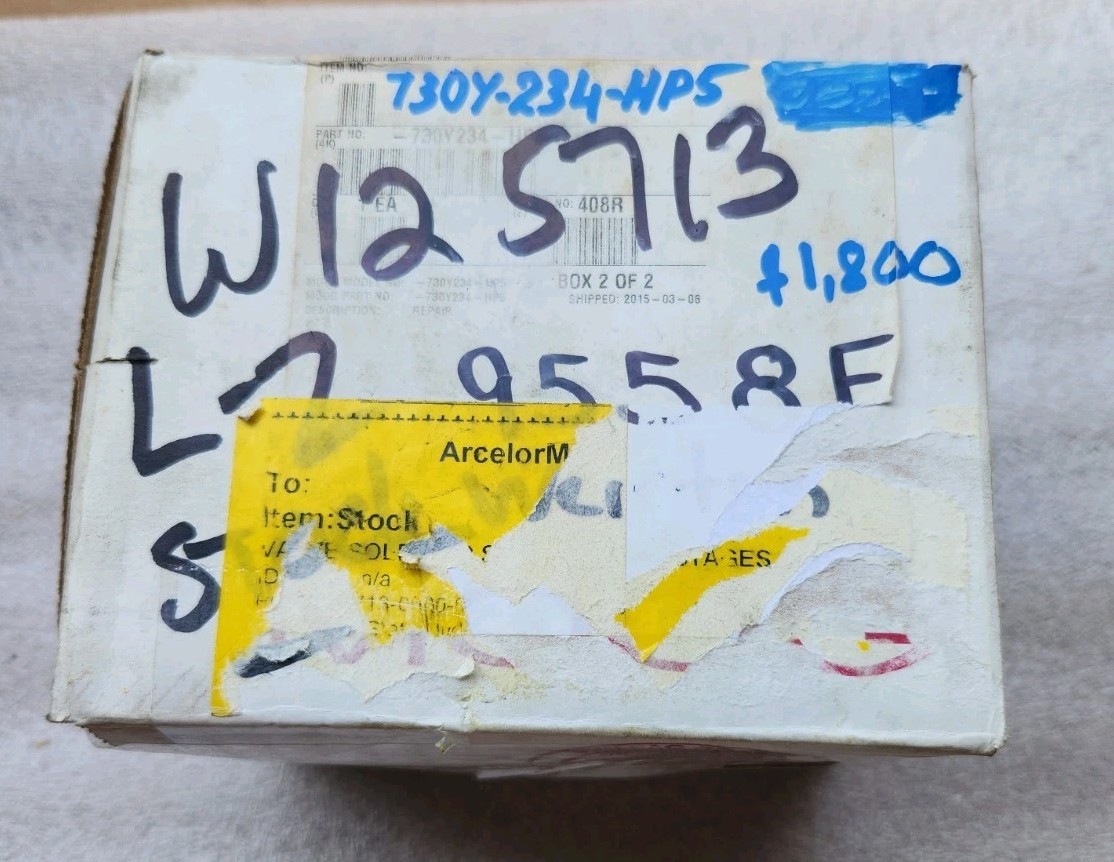 MOOG 730Y-234-HP5 SERVO VALVE, REBUILT, 1 PC