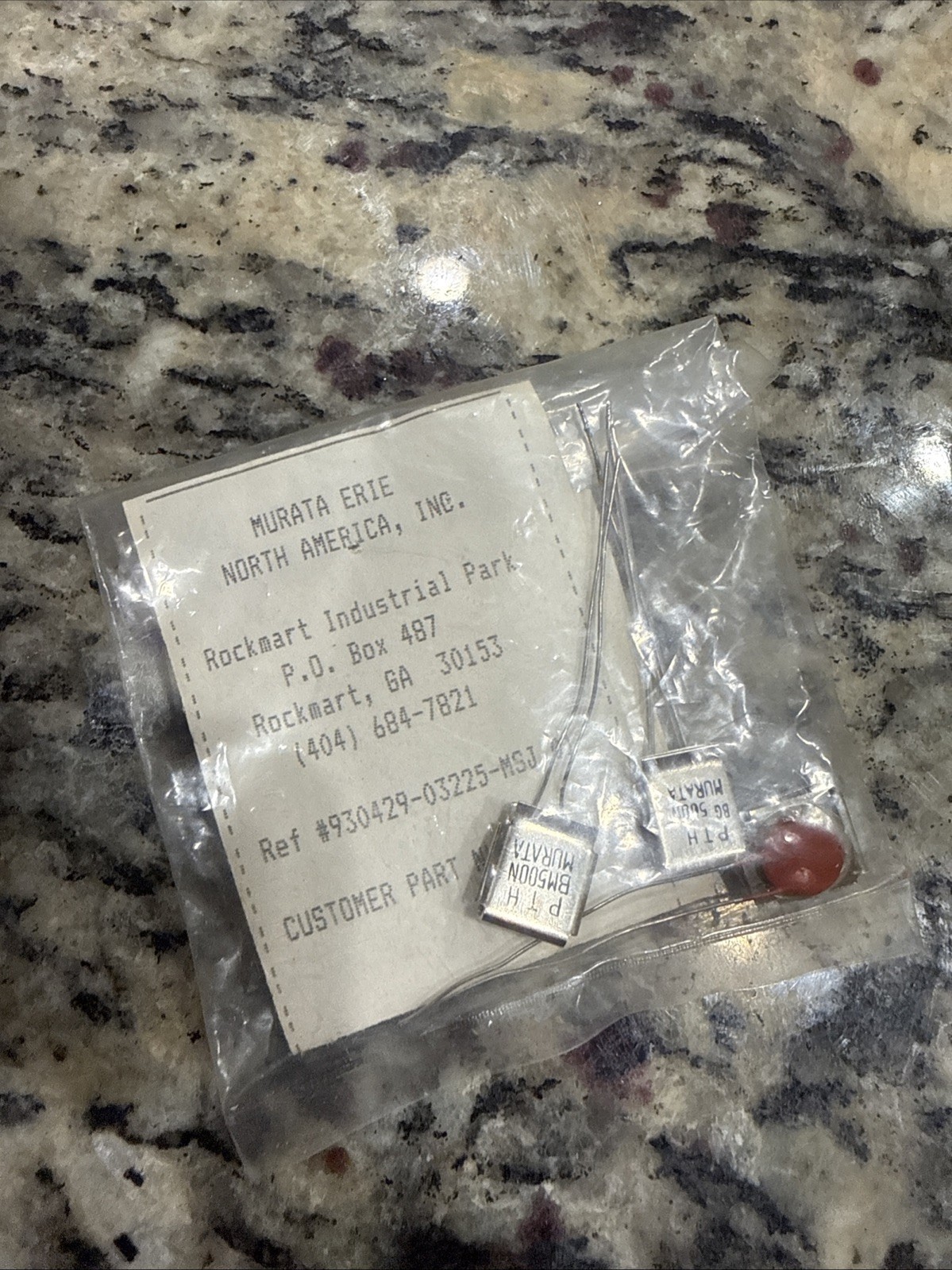3× Murata PTH-BM500N Posistor PTC Thermistor Resettable Fuse – Vintage Japan