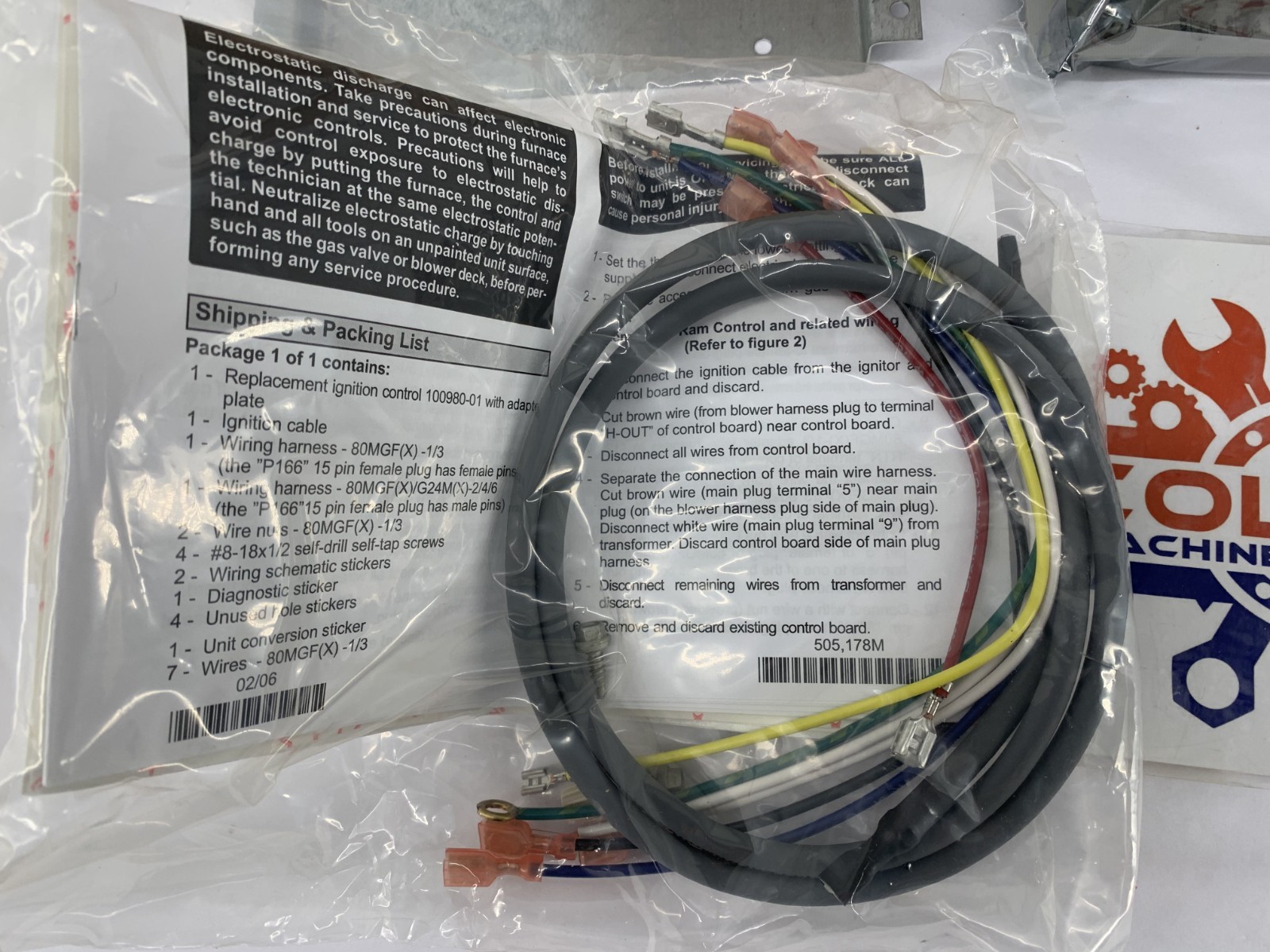 NEW Lennox 19W94 LB-84495B Ignition Control Conversion Kit