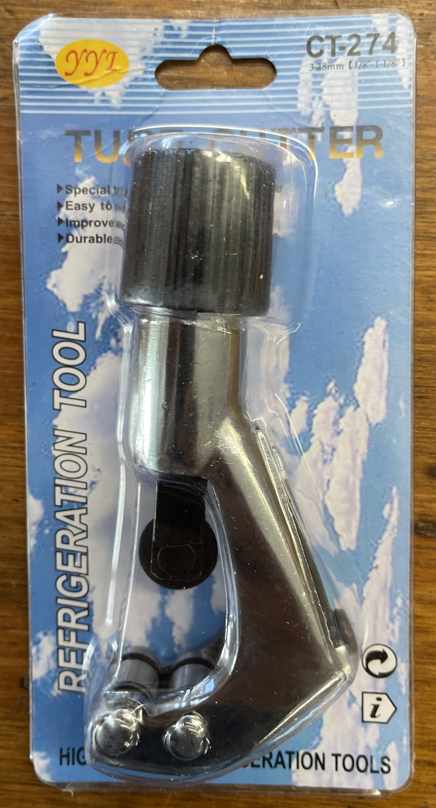 Houkr Pipe Cutter Tubing Cutter, Spiral, for PVC/Copper/Plastic/Metal Tube w/ Bl