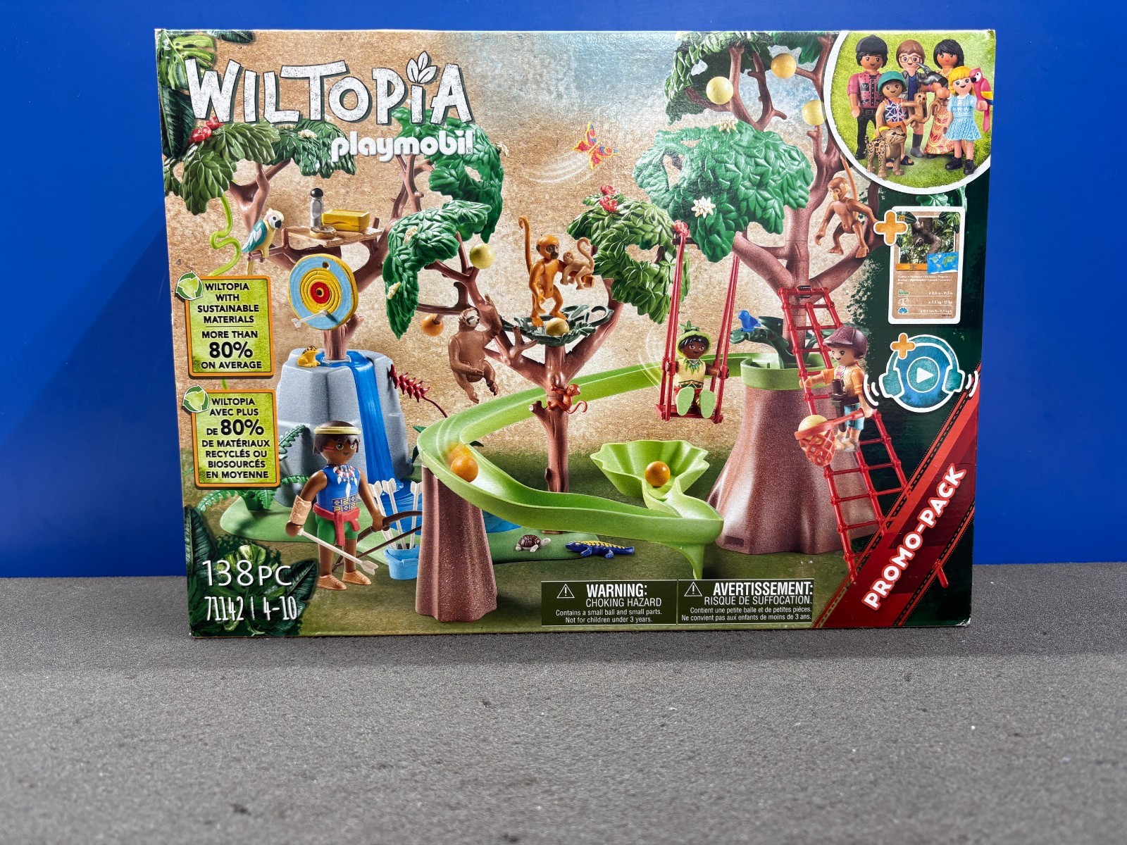 NEW IN BOX, SEALED, PLAYMOBIL 71142 WILTOPIA TROPICAL JUNGLE PLAYGROUND
