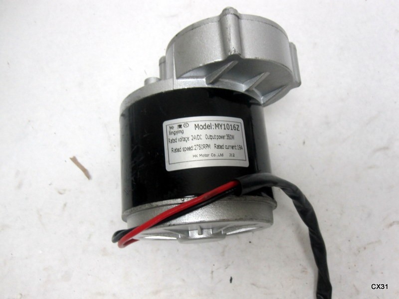 Gear Reduction Electric Motor 350W 24V DC for Bicycle Bike Scooter MY1016Z3