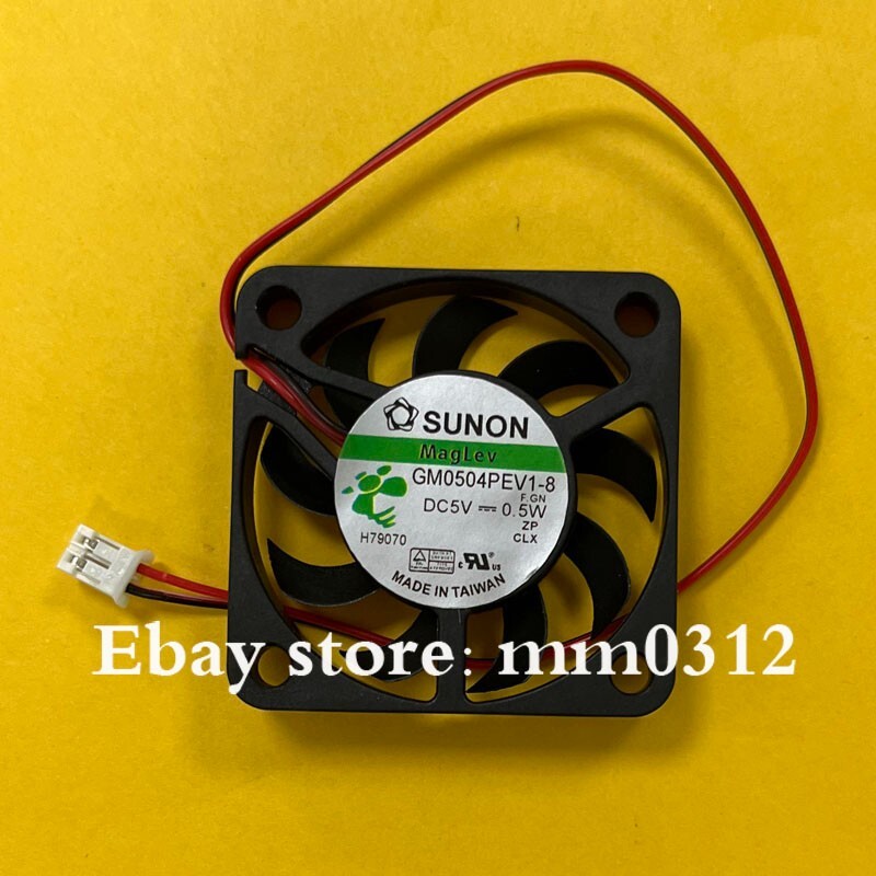 SUNON GM0504PEV1-8 DC5V 0.5W 4CM 2-Pin Silent Cooling Fan