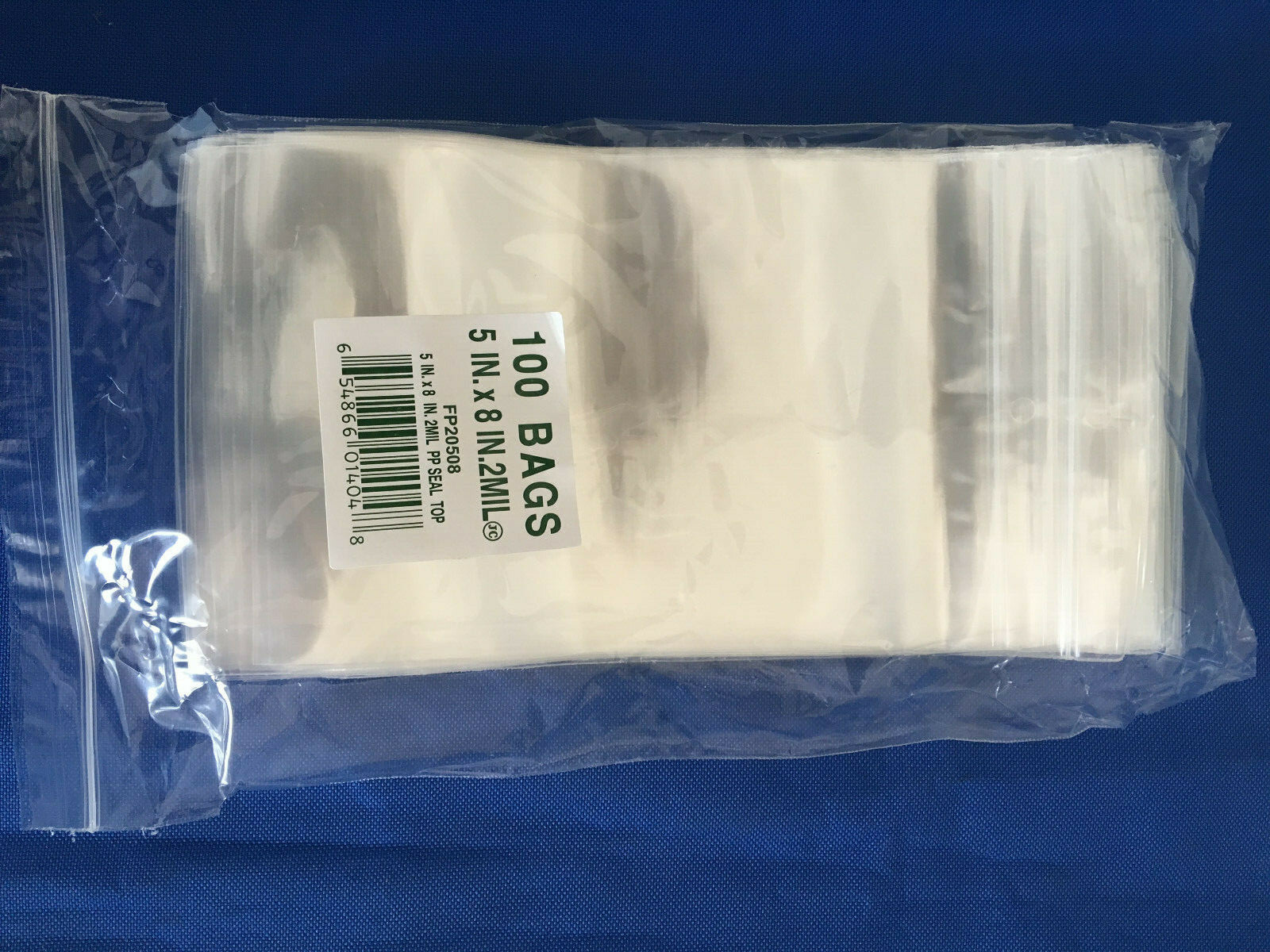 Hi Clear Plastics Cello Reclosable Polypropylene Ziplock Top Hang Hole Bags 2Mil