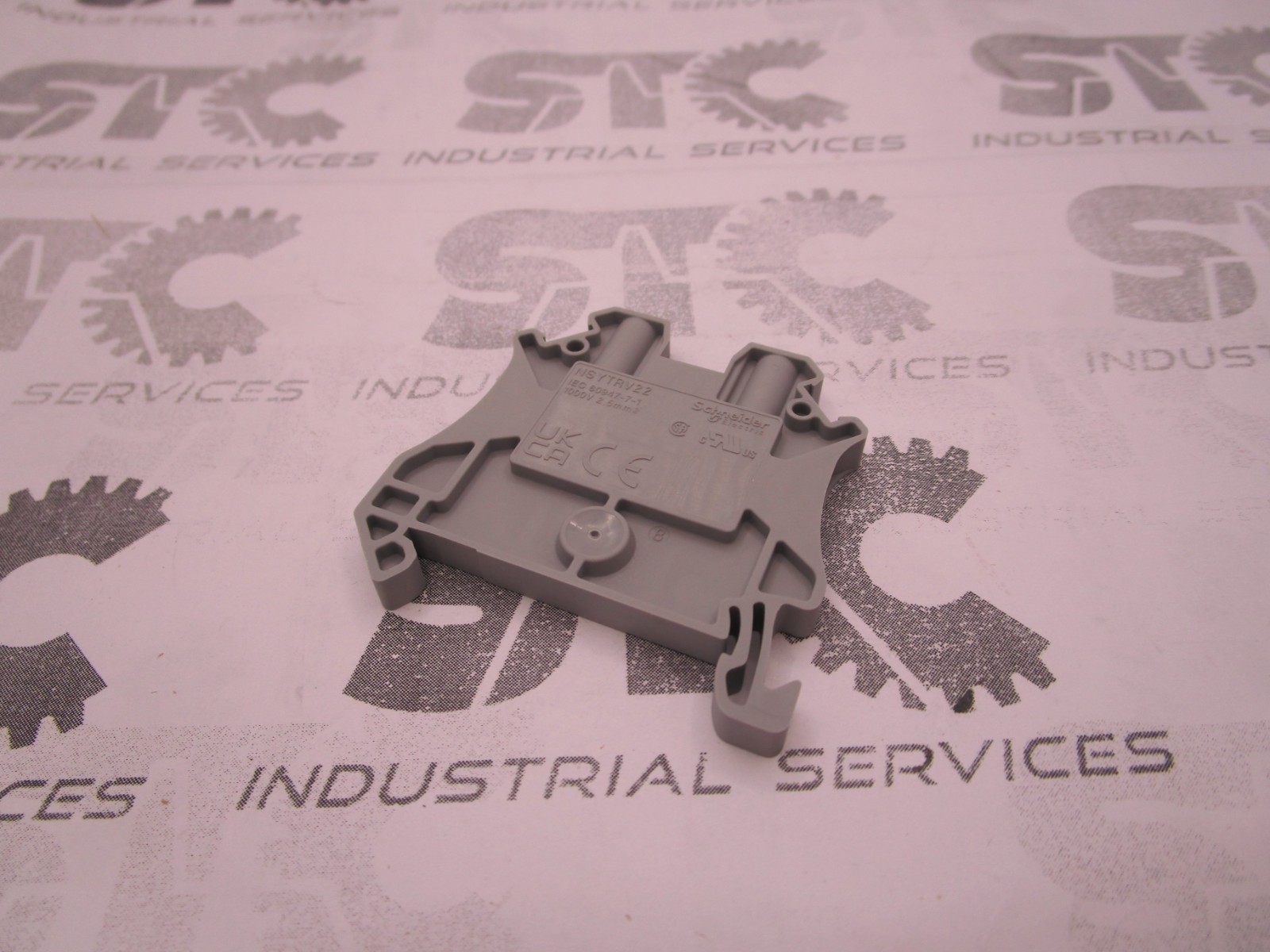 NSYTRV22 DIN Schneider Rail Mount Terminal Block – Price per 50x Box
