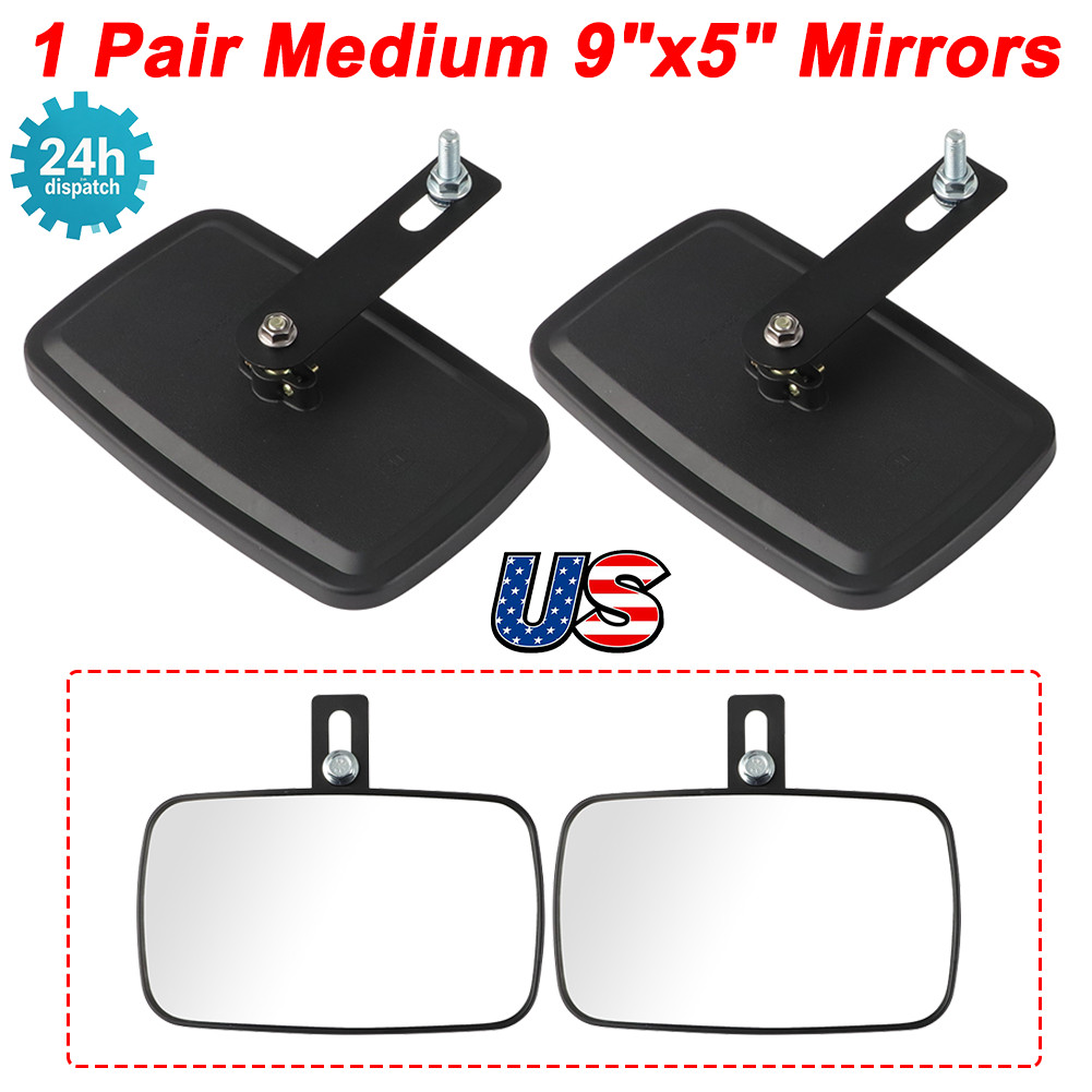 Universal Tractor Mirror Kit Pair For John Deere 200CX 300X &New Holland Loaders