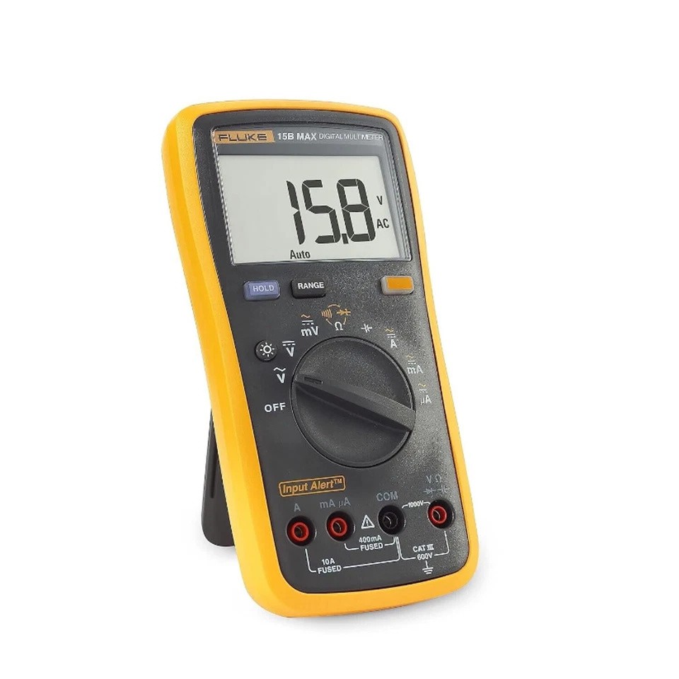 FLUKE15BMAX Digital Voltage Current Digital Multimeter CATIII 600V AC/DC