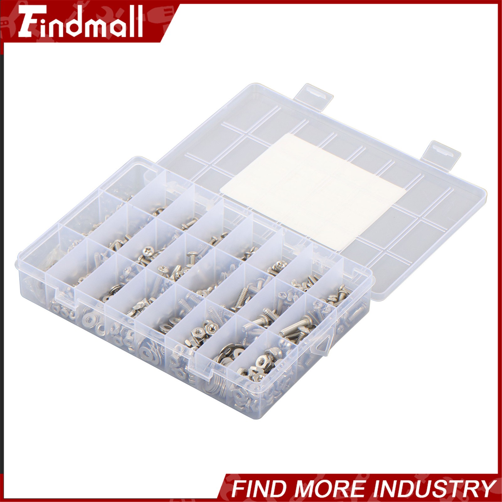710Pcs Machine Screw Assortment Assorted Nuts Bolts and Flat Washers Kit