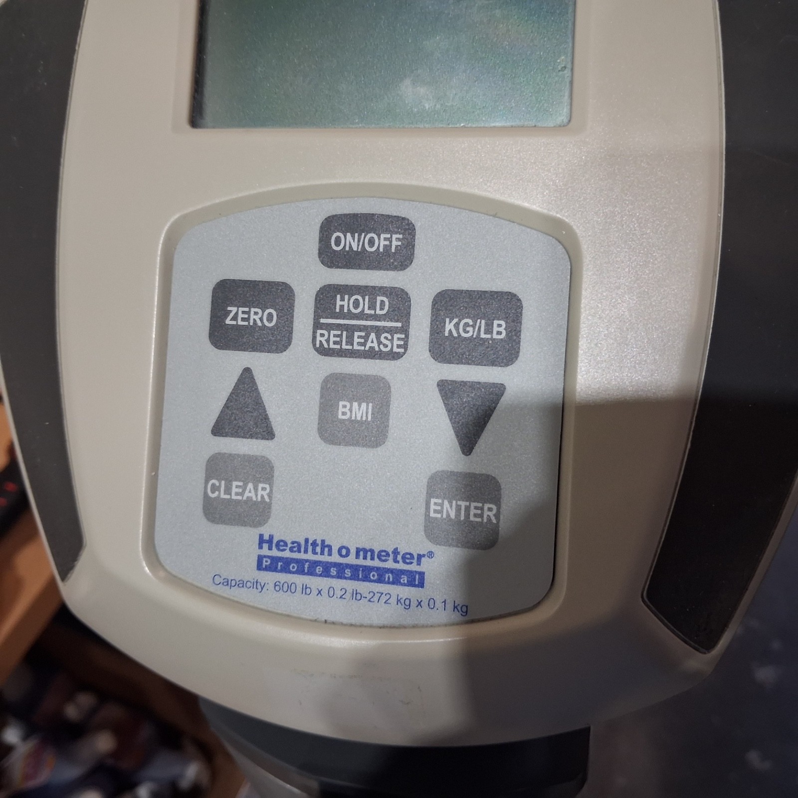 Healthometer 597KL Digital Scale With Measuring Rod & Power Supply