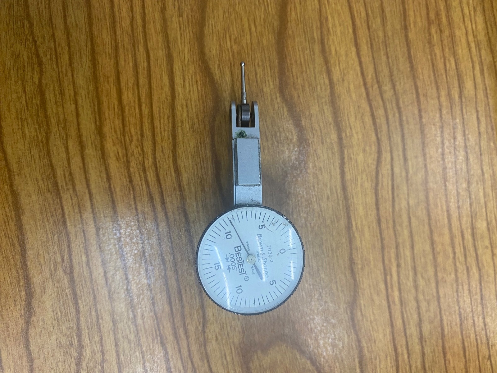 Brown & Sharpe 0.0005-inch Indicator, fair condition, used, white.”