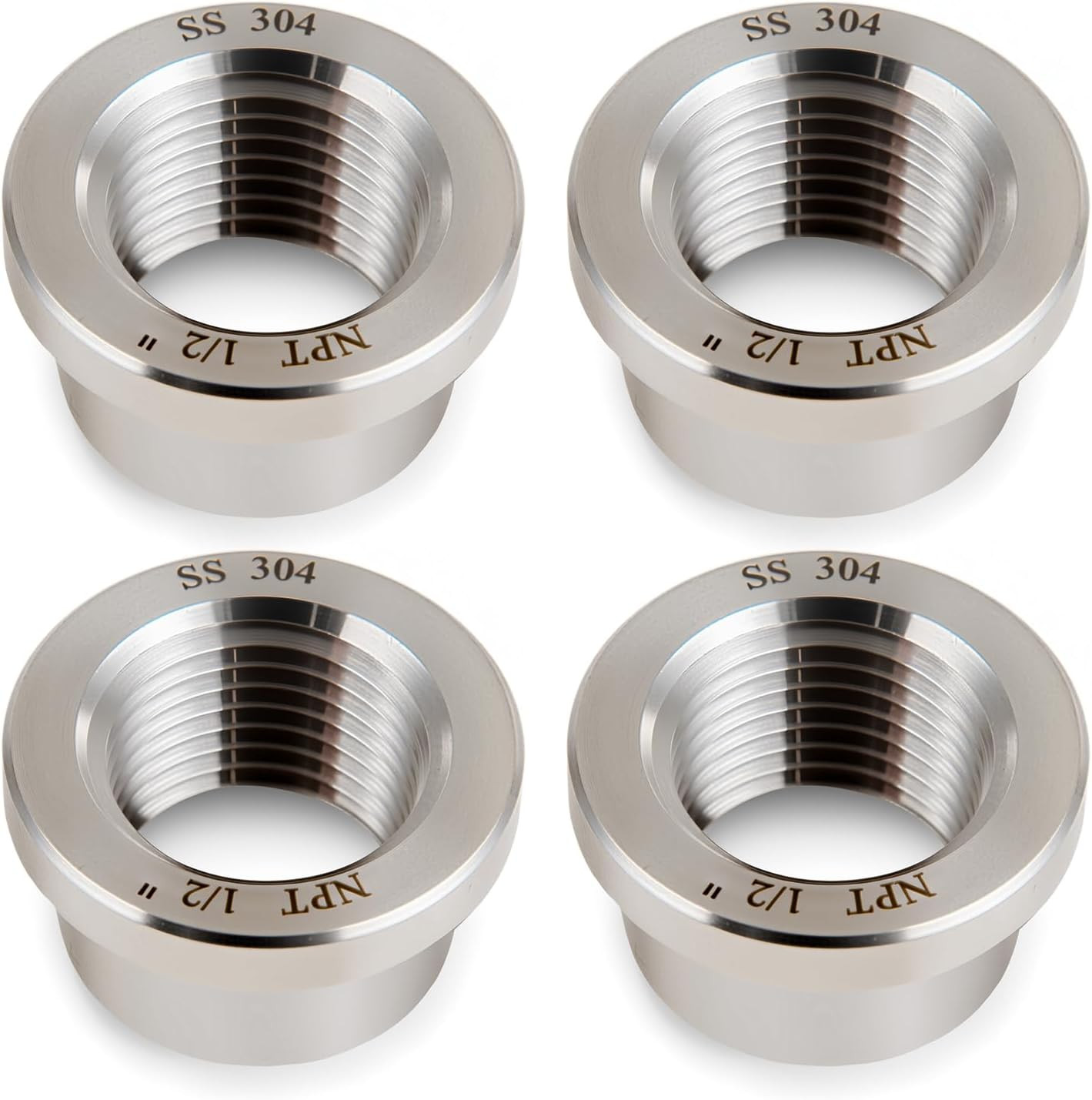 1/2″ NPT Female Weld on Bung Weldable Fitting (OD 0.95″) with Top Head Flange (O