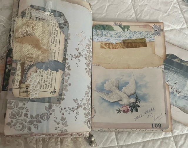 VINTAGE STYLE HANDMADE JUNK JOURNAL-«A Graceful Life»