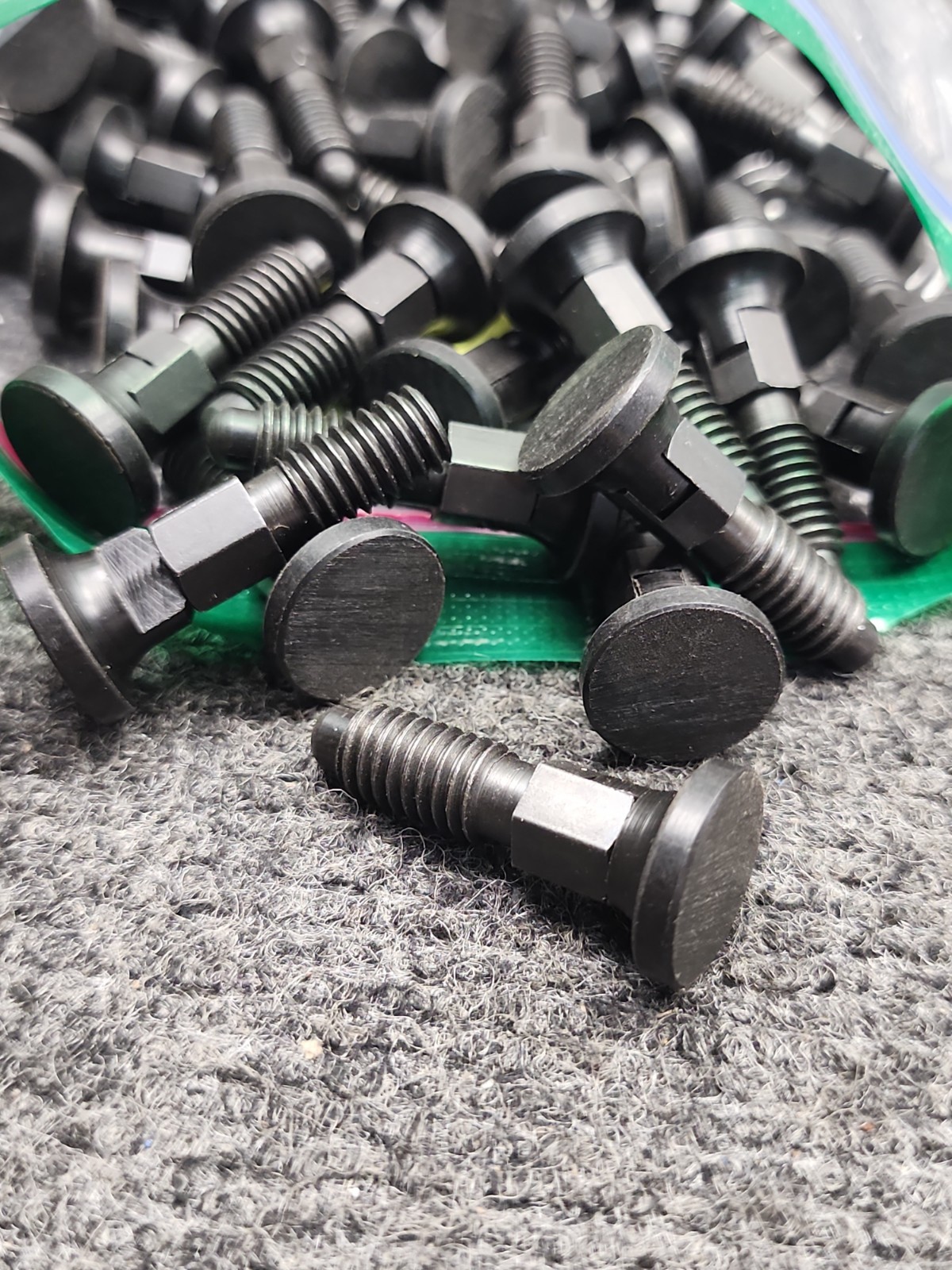 Lot of 50 M10-1.5 Dia x 1.500″L Delrin Knob Retractable Bolt Plunger 2847002
