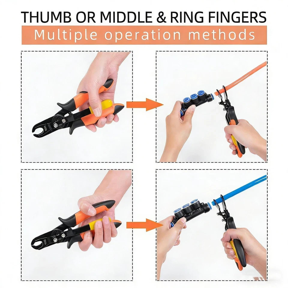 Air Line Disconnect Pliers 1/4 5/16 Push to Connect Pneumatic Tool