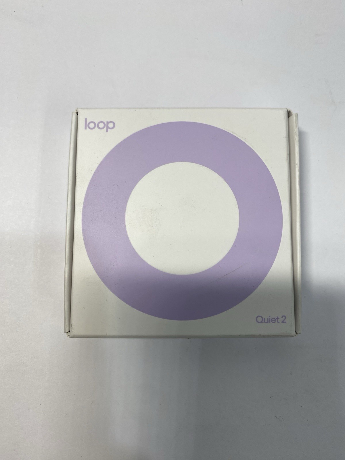 Loop Quiet 2 Earplugs for Noise Reduction Violet Open box
