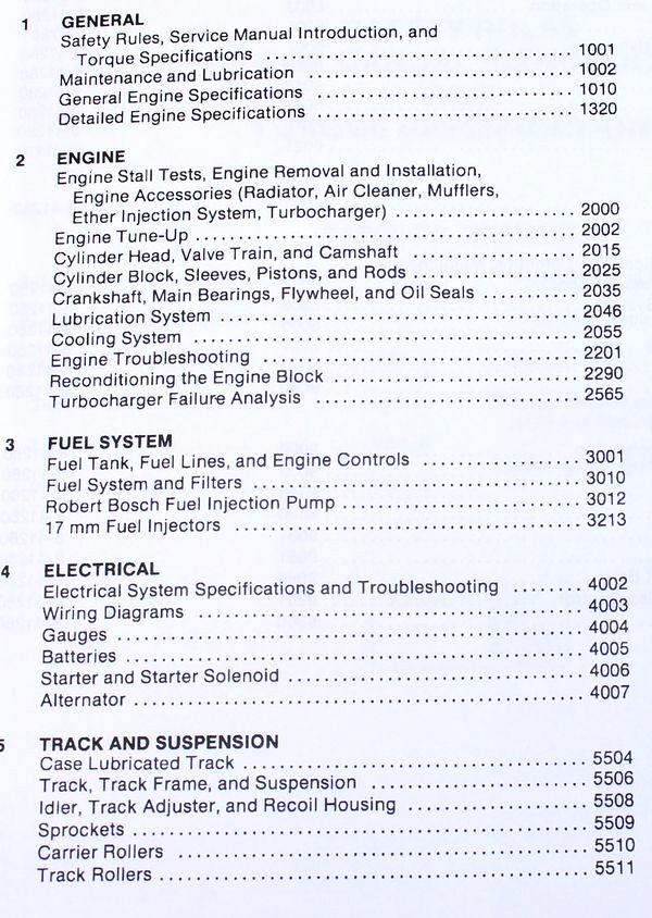 Case 1150D 1155D Crawler Bull Dozer Loader Service Manual Repair Shop Book
