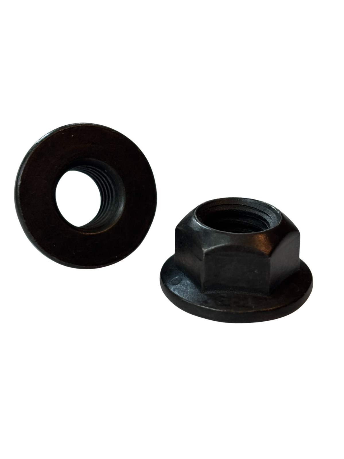 (25 Pcs) 1/2″-13 Grade 8 (G) Hex Flange Top Lock Nuts Coarse Zinc Phos & Oil