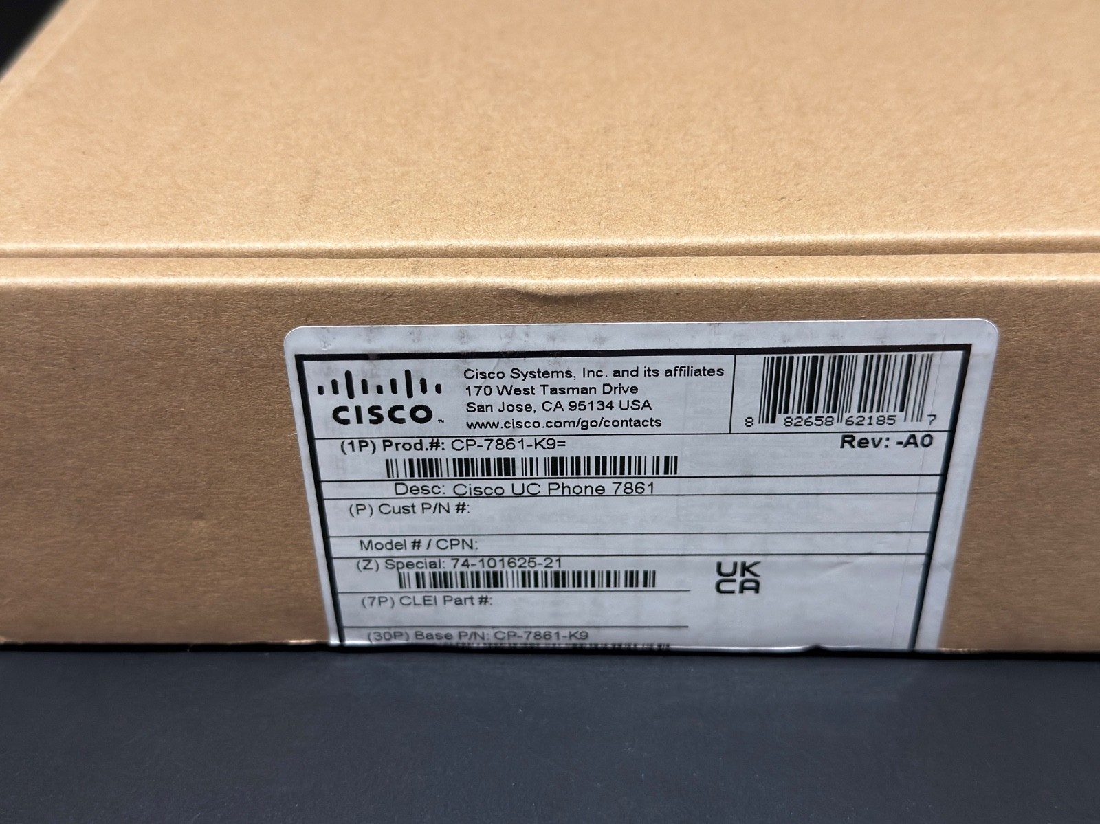 Cisco 7861 Corded Business UC IP Phone CP-7861-K9 – New In Box