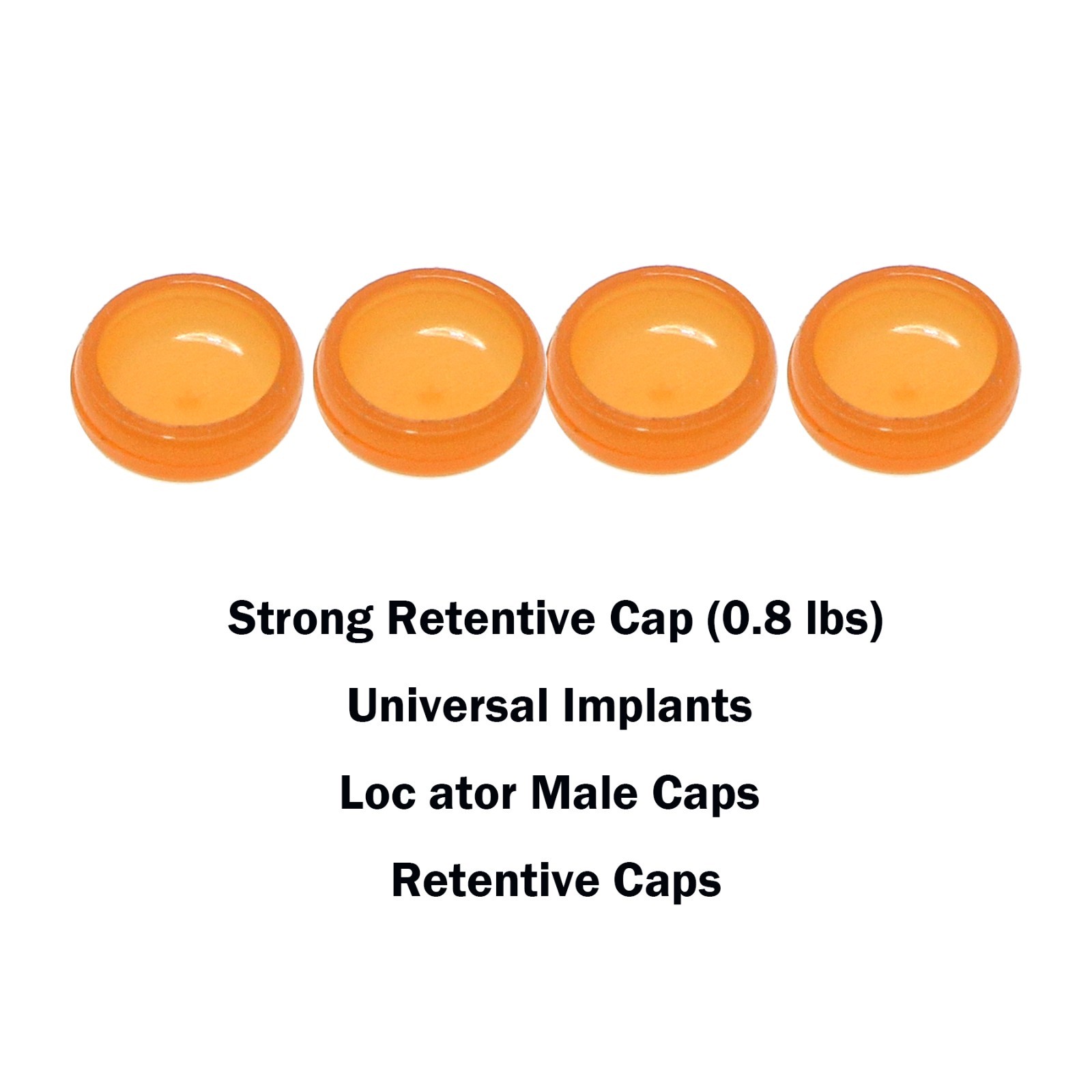 US Dental Locator Abutment& Male Cap Inserts Kit For Osstem Hiossen Mini/Regular