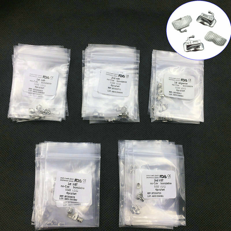 Dental Orthodontic Buccal Tube MBT/Roth/Edgewise 1st/2nd .022 Molar Bondable