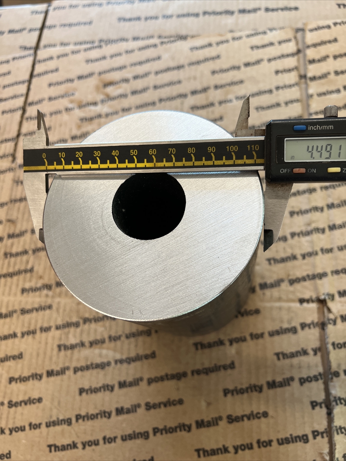 4 1/2 OD X 1 1/2 Wall Hot Finished Mechanical Tubing Machining 6″ Long