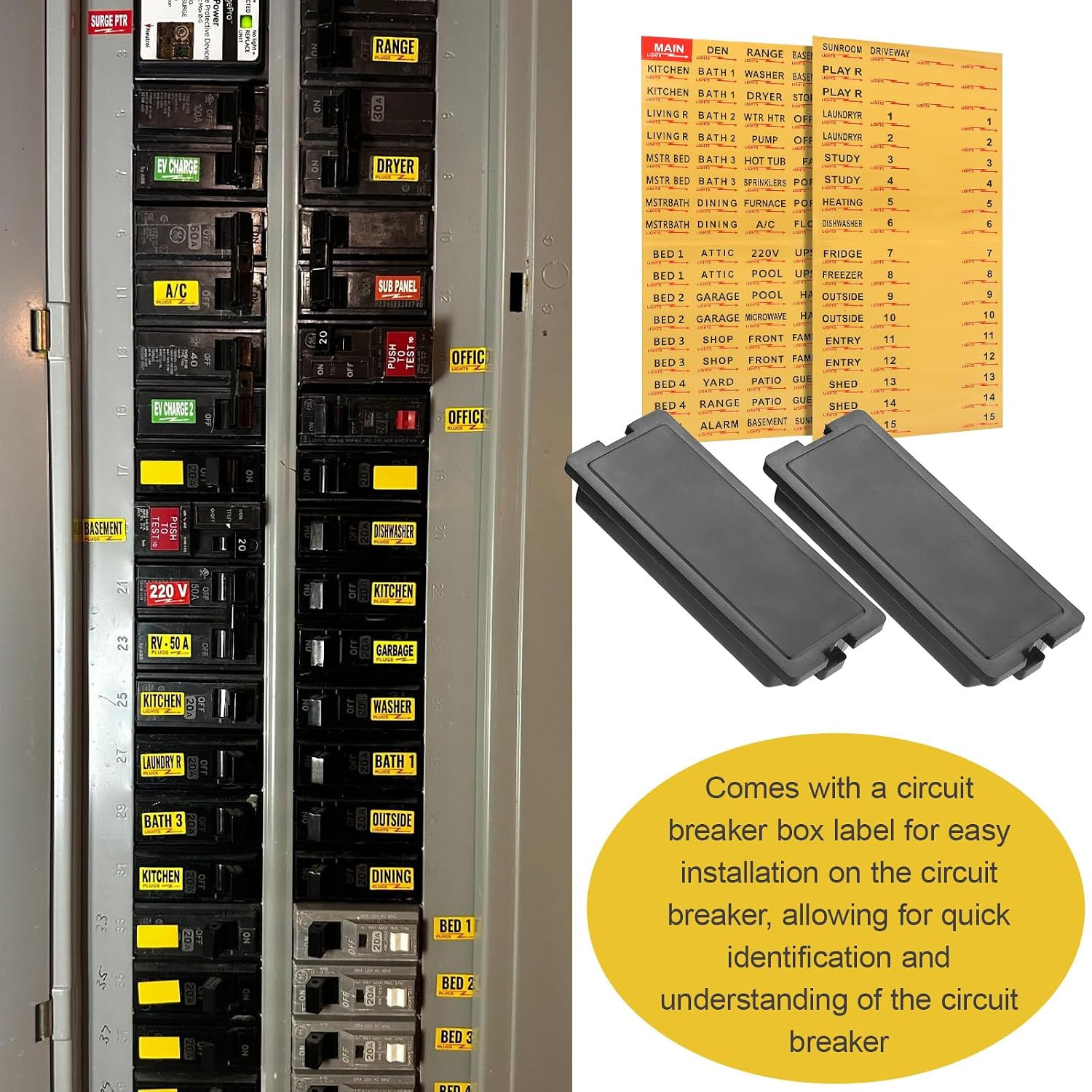 Breaker Filler Plate for Eaton BRFPP Circuit Breaker Knockout Filler Plate Comes