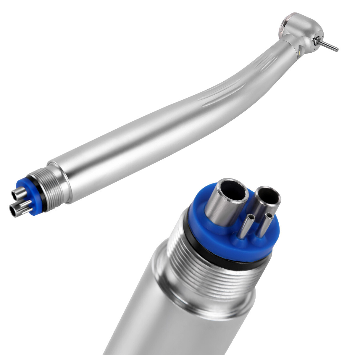 Dental E-generator LED High Speed Handpiece Air Turbine 4Holes 3 Water Spray