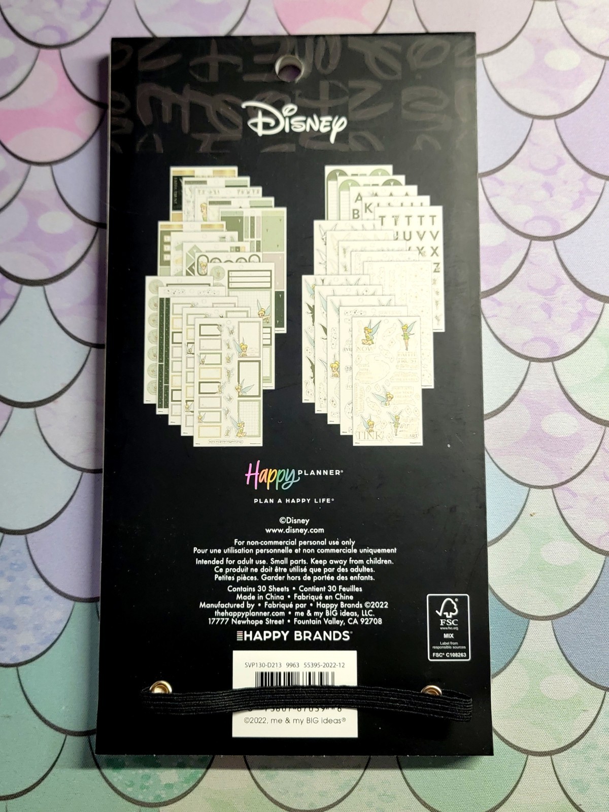 NEW The Happy Planner Disney Tinkerbell Planner Accessories (FREE SHIPPING)