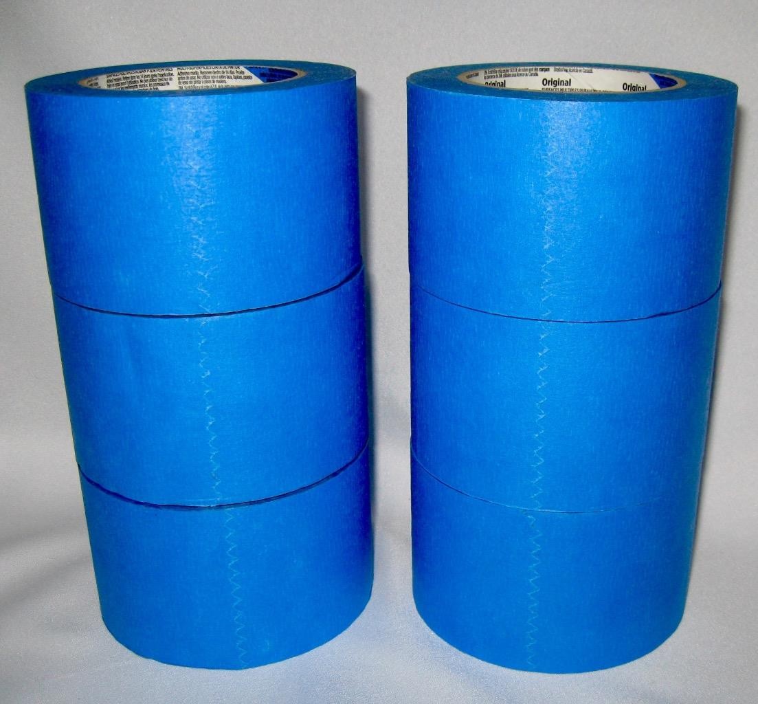 6 Rolls ScotchBlue 2.83 in ( 3″ ) x 60 yds Original Multi-Surface Painter’s Tape