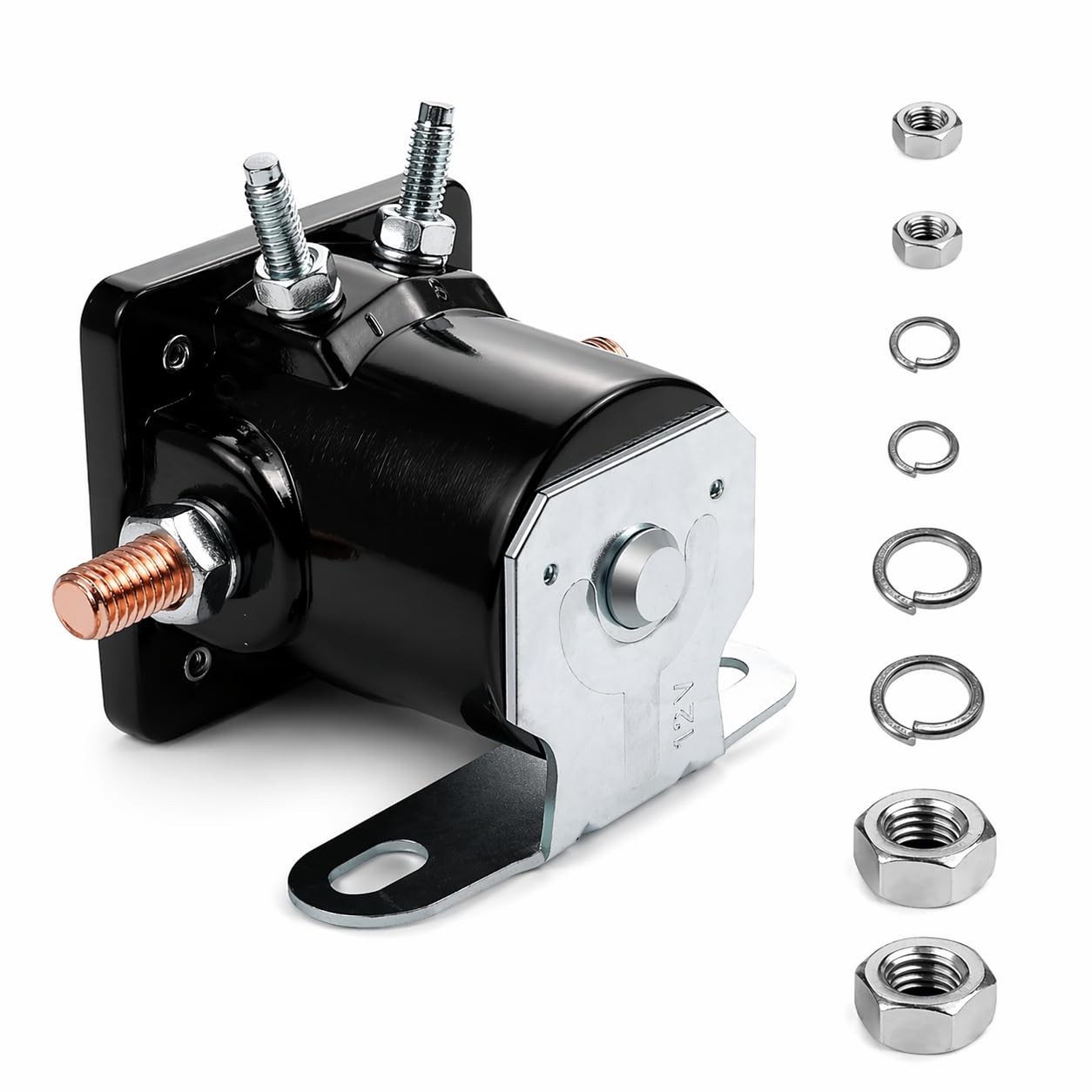 12V Starter Solenoid Relay Sw3, Upgrade Hot Rod Starter Solenoid for Ford, Je…