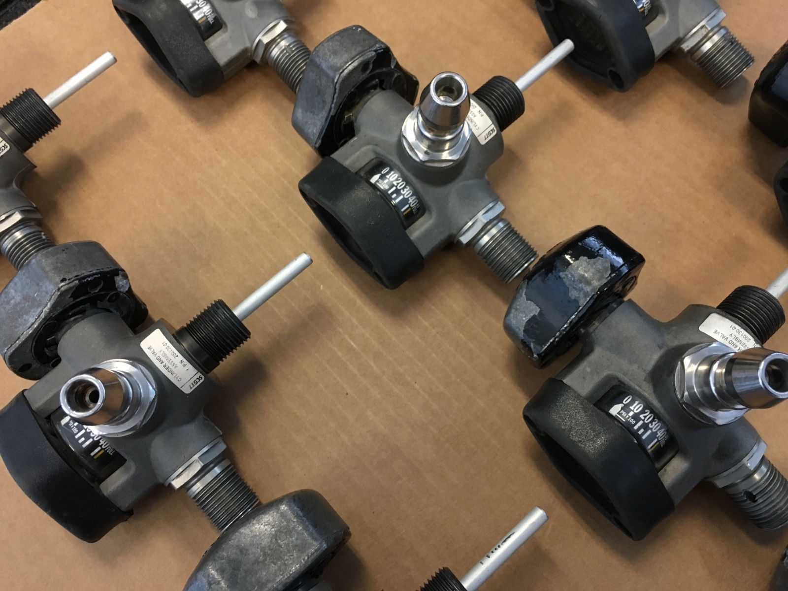 SCOTT SCBA 4500psi Snap-Change Cylinder Valve Assembly NXG2 / NXG7 / X3 Valve