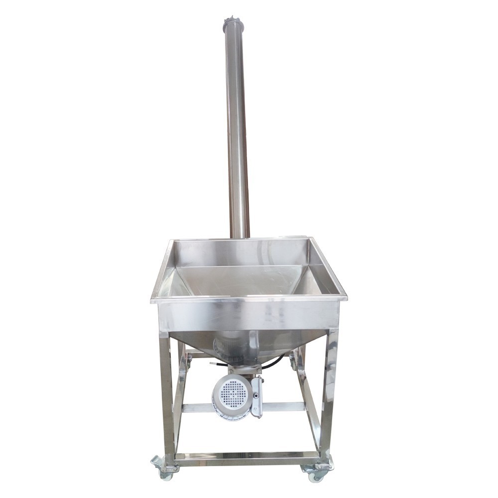220V Screw Type Automatic Feeding Machine Movable Industrial Auger Conveyor