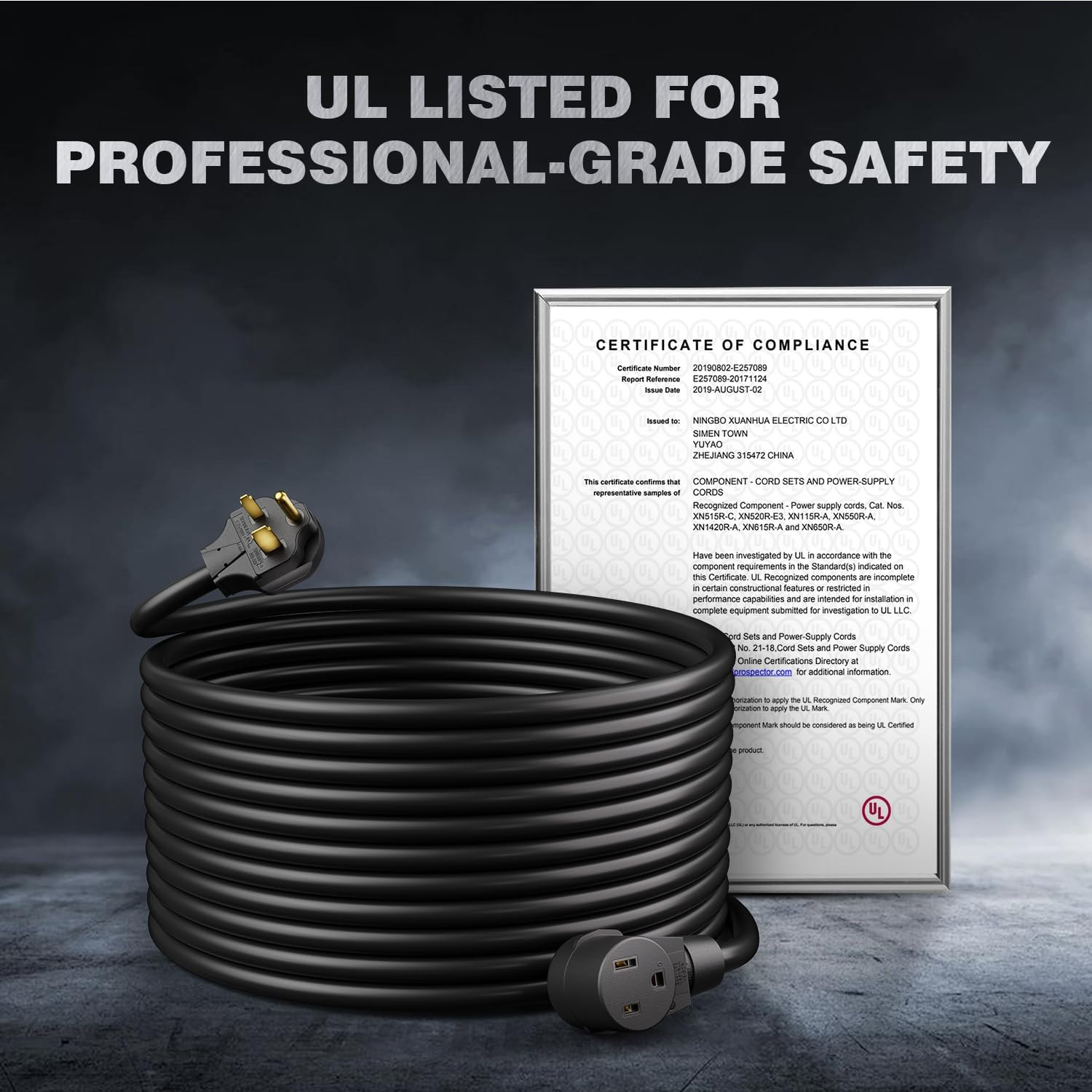 ARCCAPTAIN 10AWG 20ft Welder Extension Cord 30Amp 250V UL for Welding Machine US