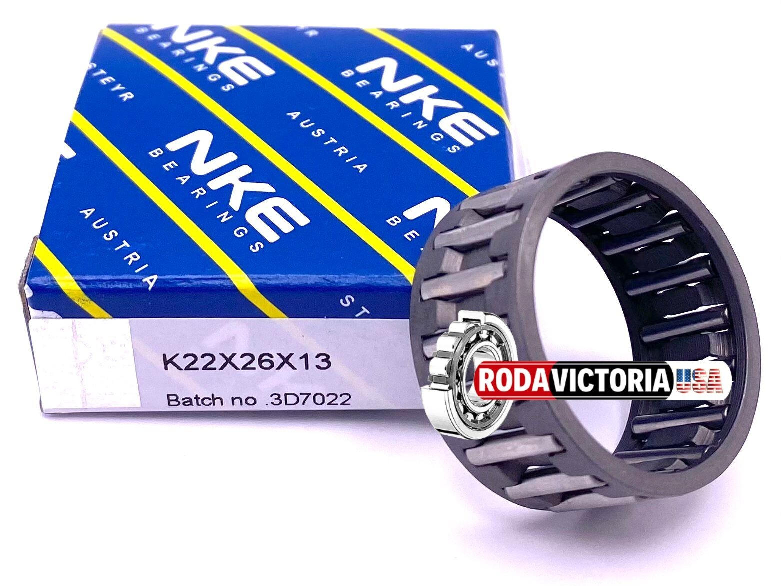 NKE K22X26X13 Needle Roller and Cage Assemblies 22x26x13 mm