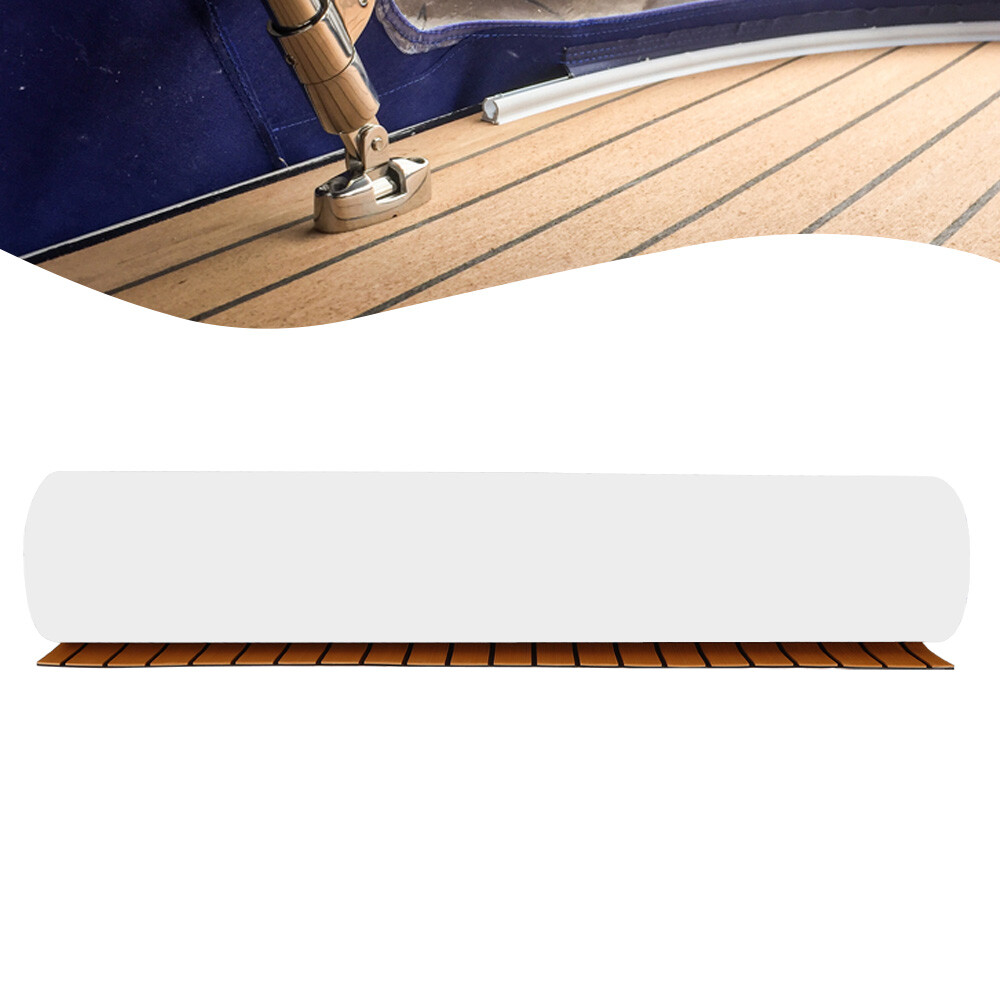 106*35″ Yacht RV Boat Flooring Decking Sheet Pad EVA Foam Faux Teak Marine Mat