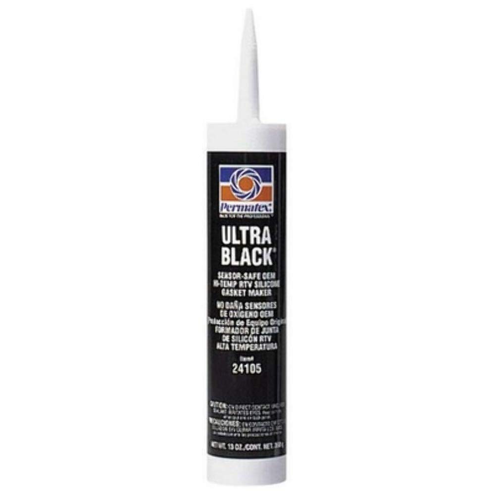 24105 Ultra Black Maximum Oil Resistance RTV Silicone Gasket Maker, 13 oz.