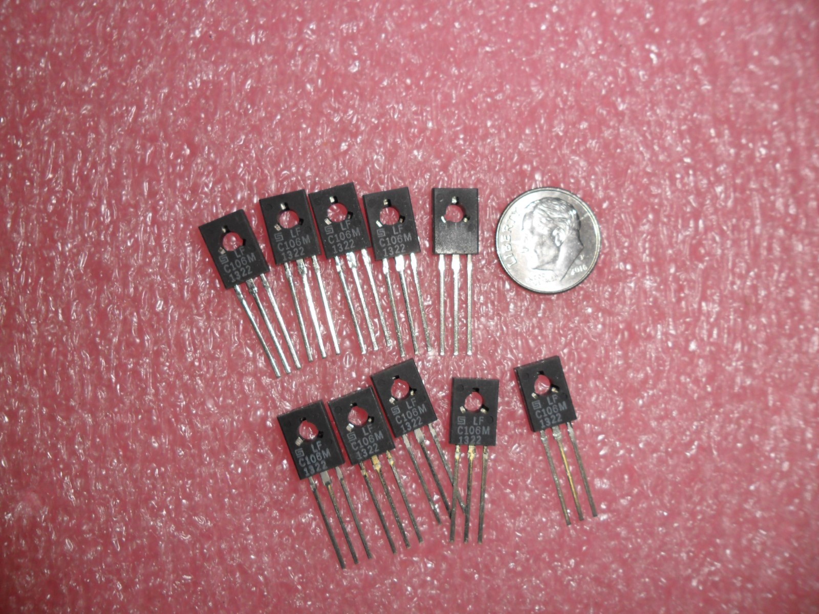 C106M Thyristor SCR 600V 20A 3 Pin To-225 ( LOT OF 10)